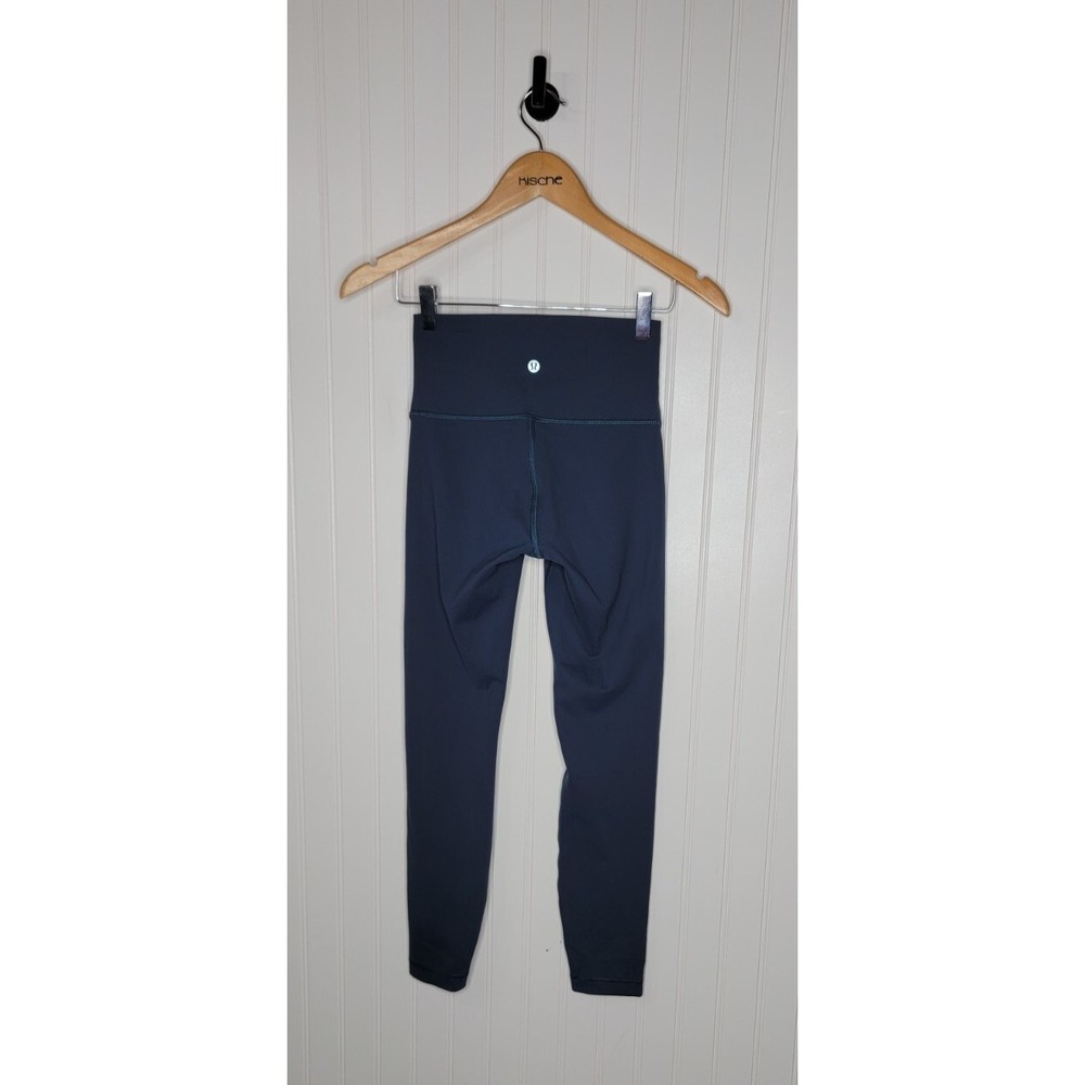 Lululemon Wunder Train High-Rise Tight 24" Blue Women's Size 4 Luxtreme - Picture 10 of 10